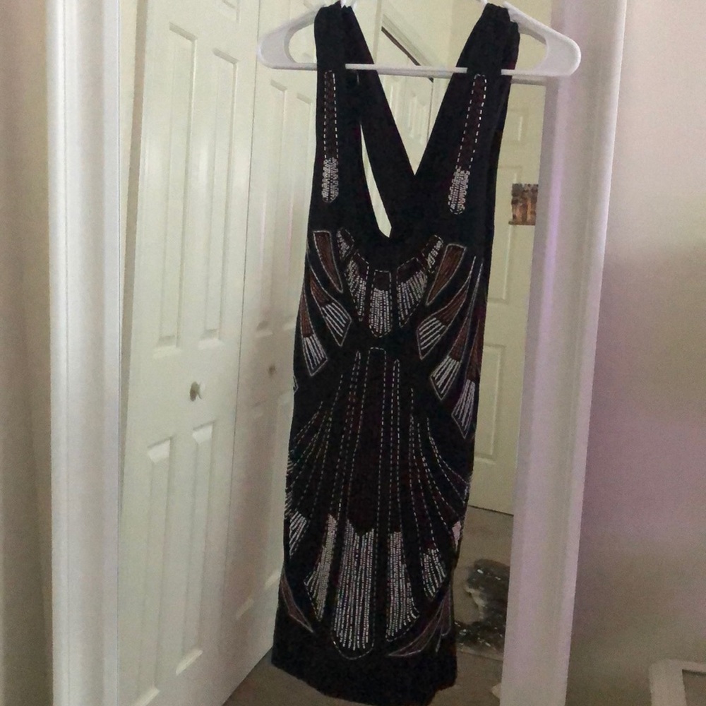 Free People Black and Beaded Dress